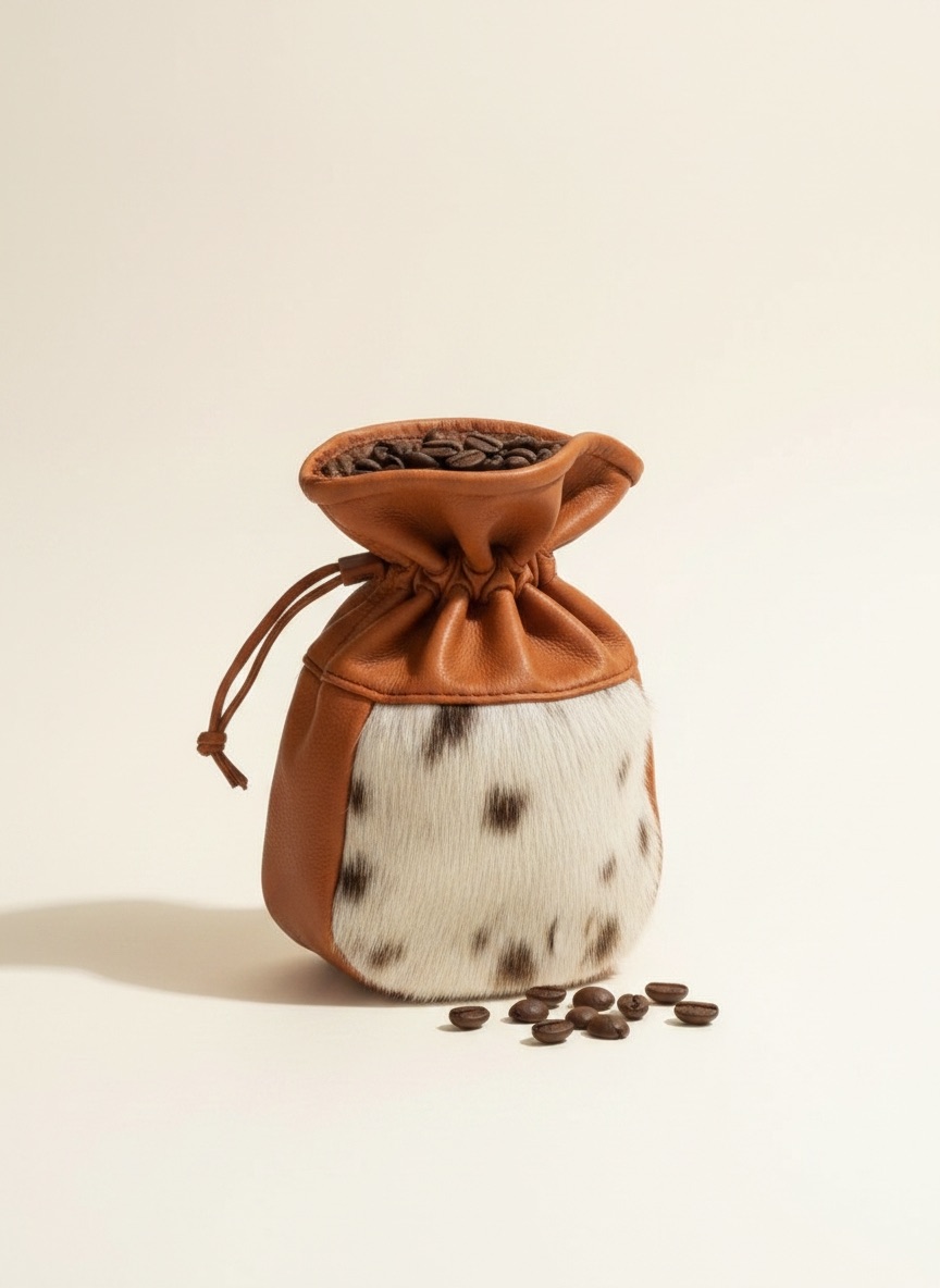 Kaffeposer med kaffe